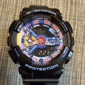 Casio G-Shock Black and Blue Chronograph